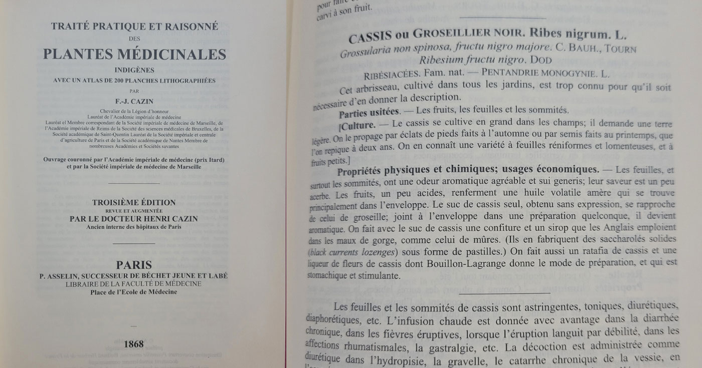 Traité pratique et raisonné des plantes médicinales indigènes de François-Joseph Cazin